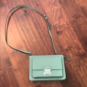 New Bimba y Lola Teal Vegan Leather Purse